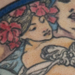Tattoos - Alphonse Mucha fan lithograph - 28973